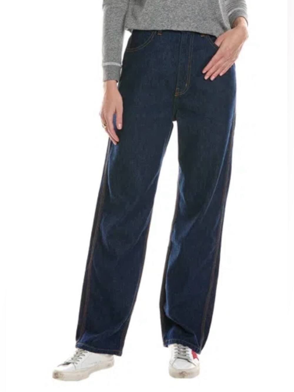 The Great The Miner Jeans Rinse Wash Blue size 26